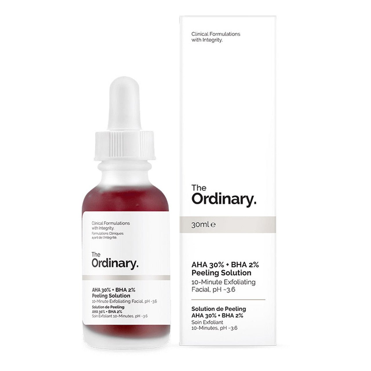 The Ordinary AHA 30% + BHA 2% Peeling Solution | Sérum exfoliante