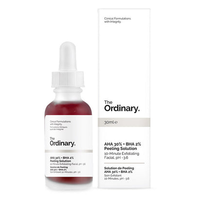 The Ordinary AHA 30% + BHA 2% Peeling Solution | Sérum exfoliante