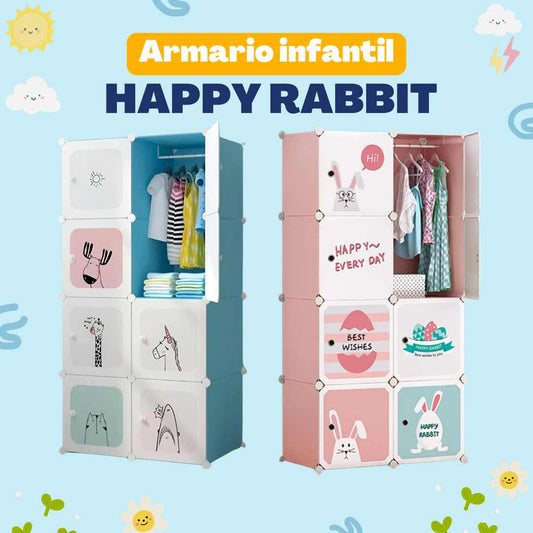 ARMARIO INFANTIL HAPPY RABBIT