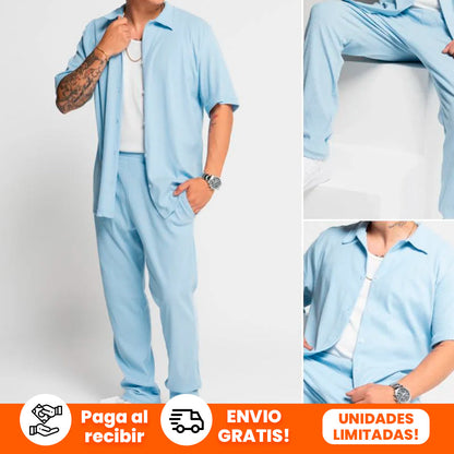 Conjunto Premium  Pantalón + Camisa + Camisilla (Tela RIB PREMIUM)